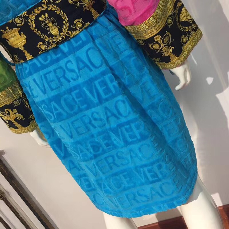 Versace I Love Baroque Bathrobe Multicolour - DesignerGu