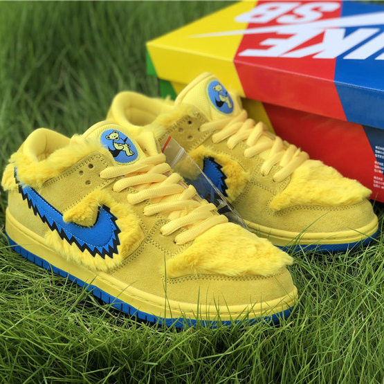 Grateful Dead X Nike SB Dunk Low "Yellow Bear" - DesignerGu