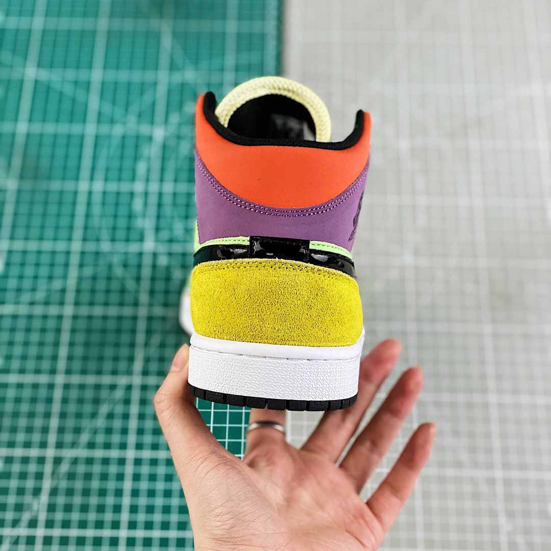 Jordan AJ1 Mid SE “Lightbulb” Multicolor - DesignerGu