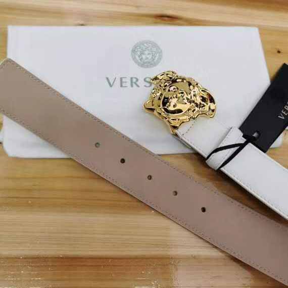 Versace Medusa Head Leather Belt - DesignerGu