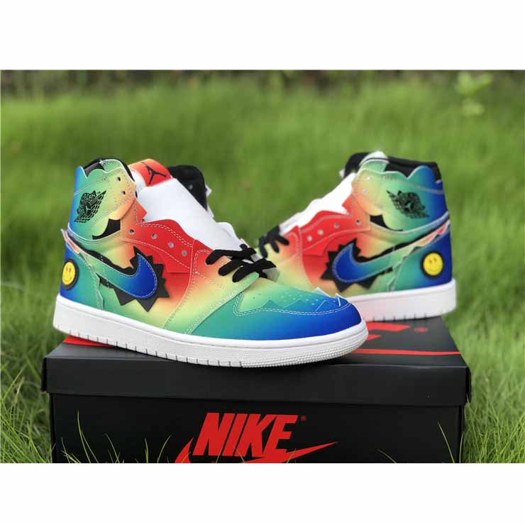 Jordan J Balvin AJ1 High OG Sneaker - DesignerGu