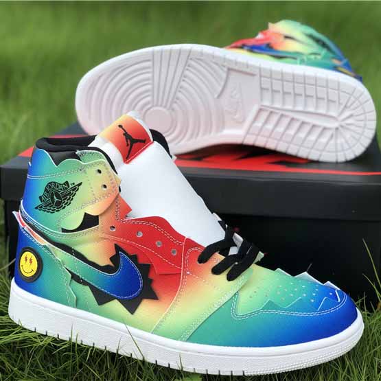 Jordan J Balvin AJ1 High OG Sneaker - DesignerGu