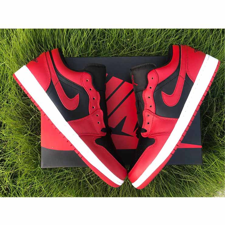 Jordan AJ1 Low Varsity Red 553558-606  - DesignerGu