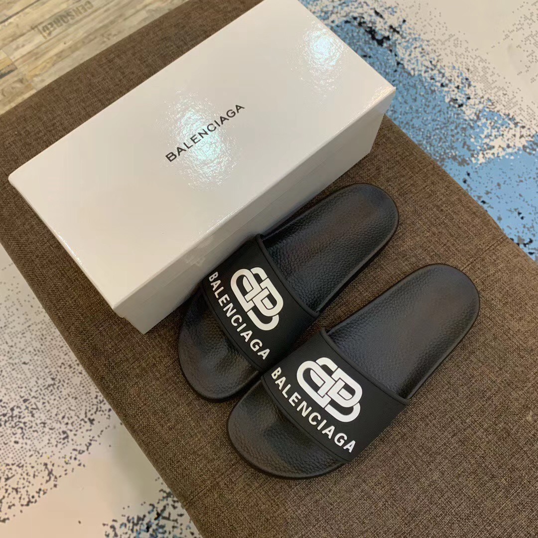 Balenciaga Bb Slide Sandal - DesignerGu