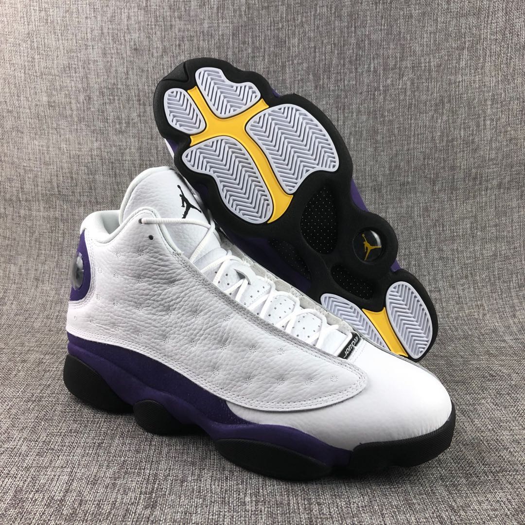 Jordan AJ13 Retro GS 'Lakers' - DesignerGu