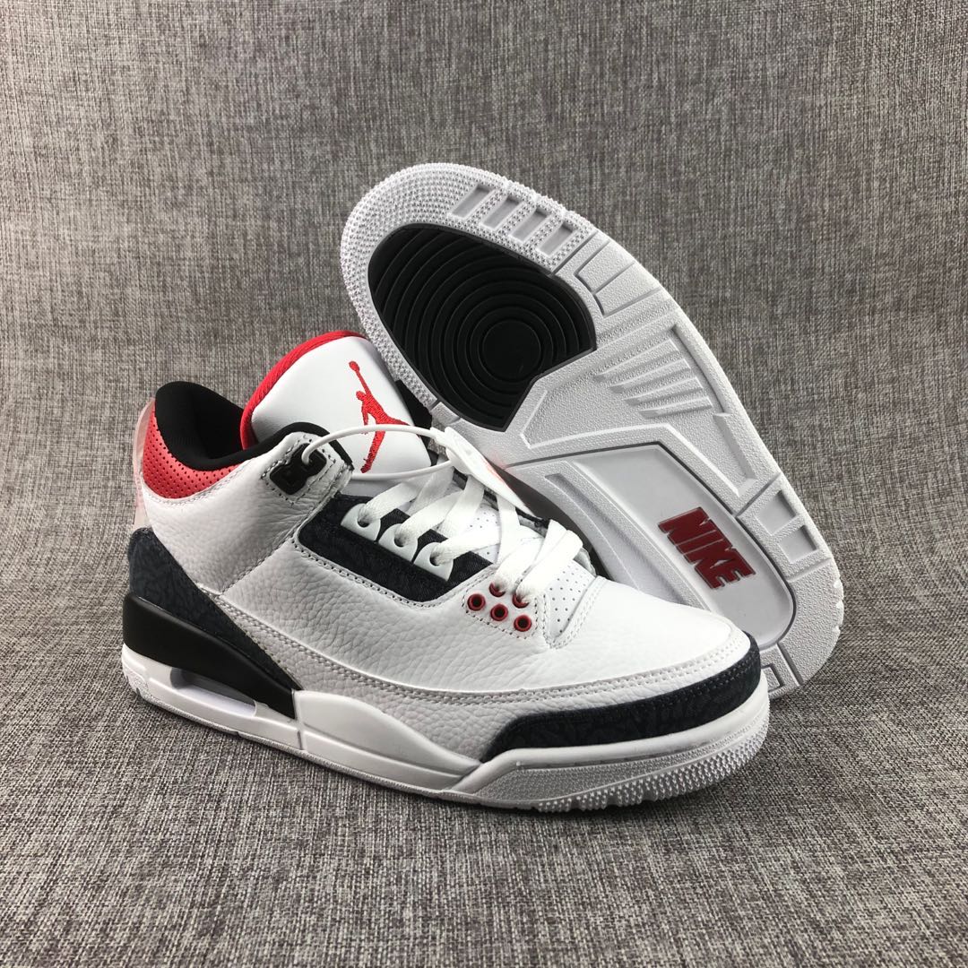 Jordan AJ3 Retro Fire Red - DesignerGu