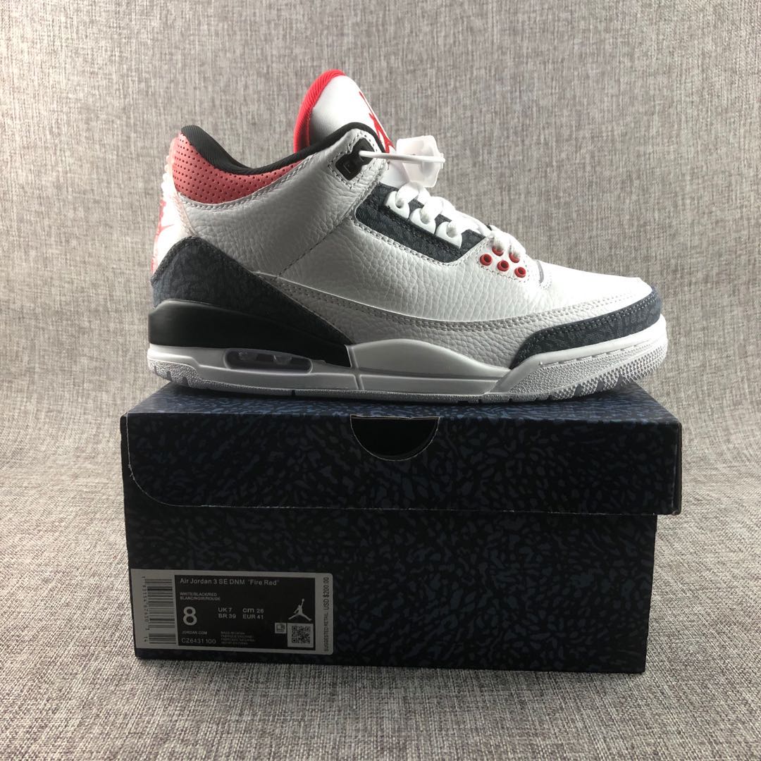 Jordan AJ3 Retro Fire Red - DesignerGu