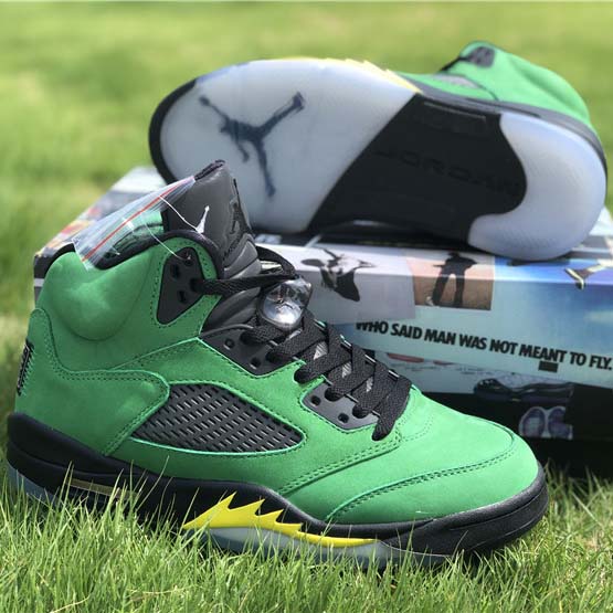 Jordan Air 5 SE "Oregon Ducks" CK6631-307 - DesignerGu