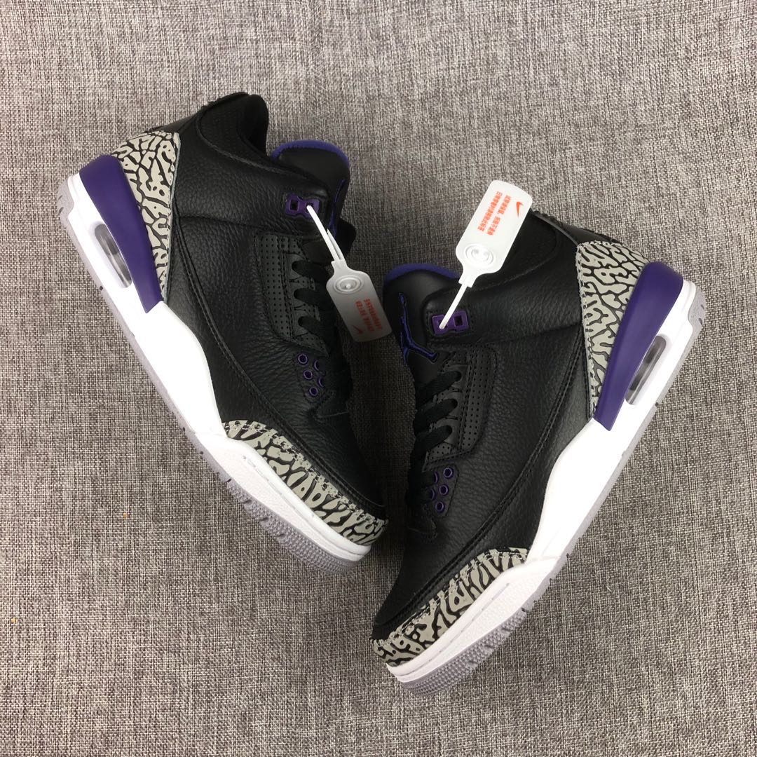 Jordan AJ3 "court purple" - DesignerGu