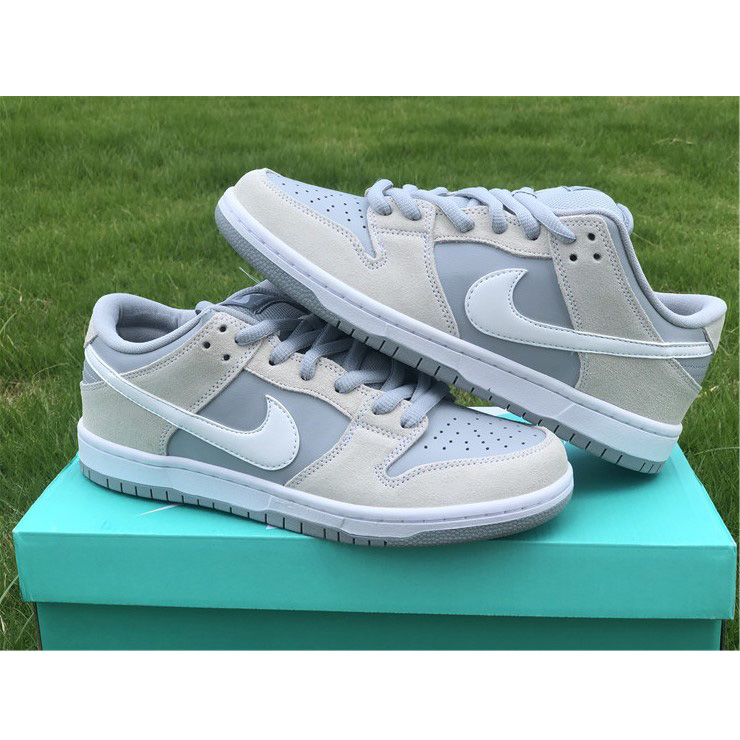 Nike Sb Dunk Low Trd White Summit Wolf Grey AR0778-110 - DesignerGu