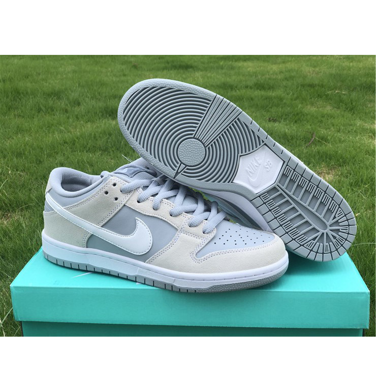 Nike Sb Dunk Low Trd White Summit Wolf Grey AR0778-110 - DesignerGu