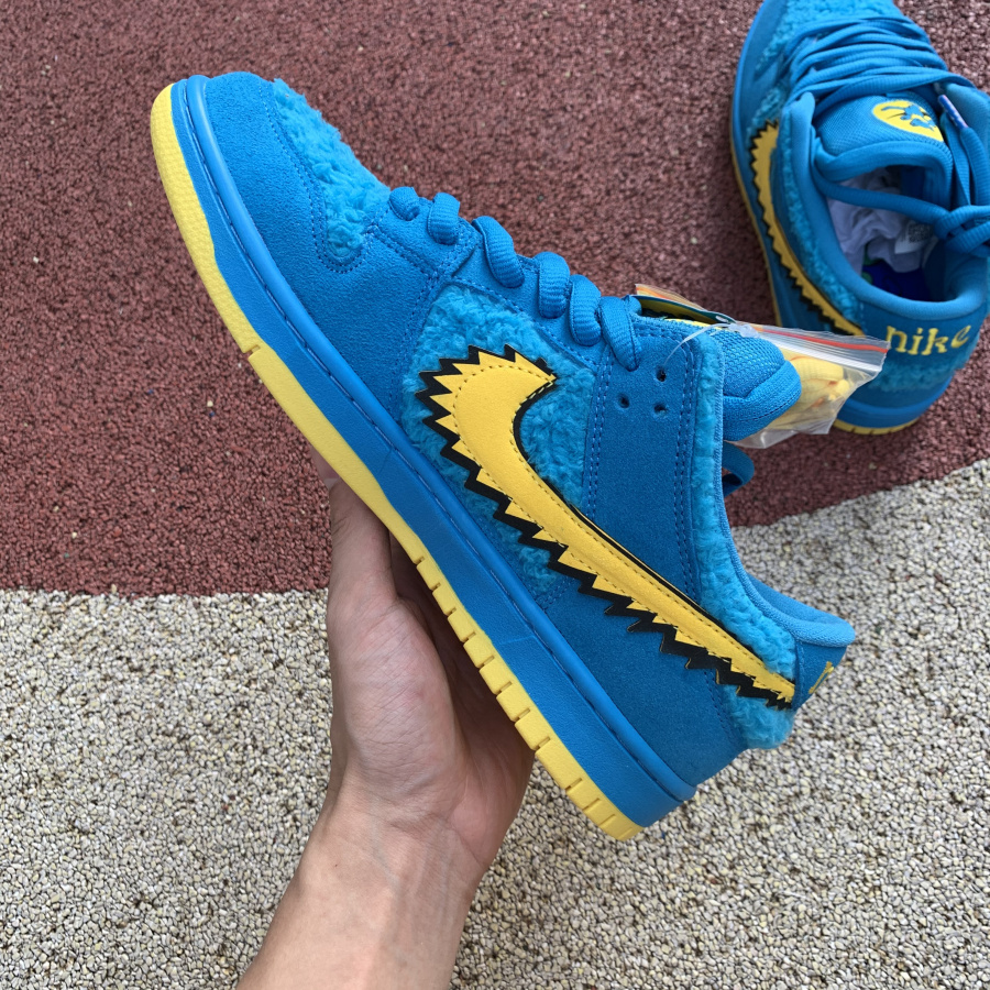 Grateful Dead X Nike SB Dunk Low "Blue Bear" - DesignerGu