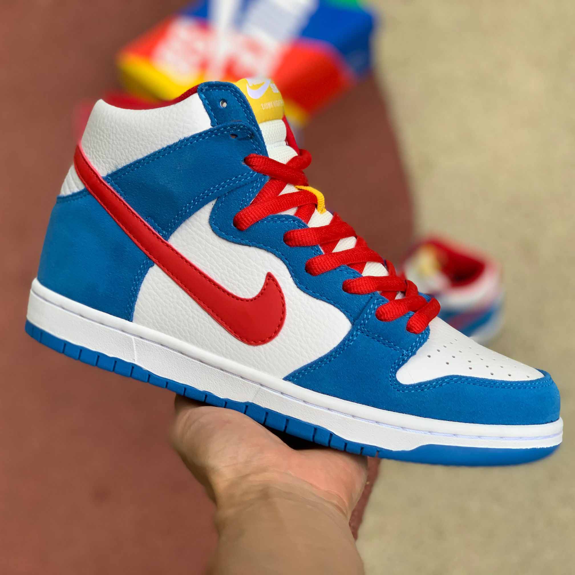 Nike SB Dunk High "Doraemon" - DesignerGu