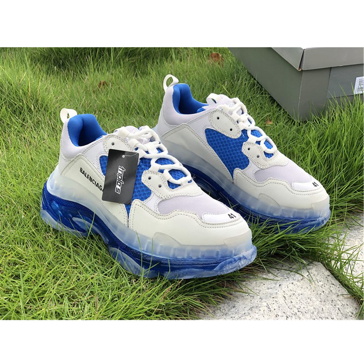 Balenciaga Sneaker Tess.Gomma White Blue - DesignerGu