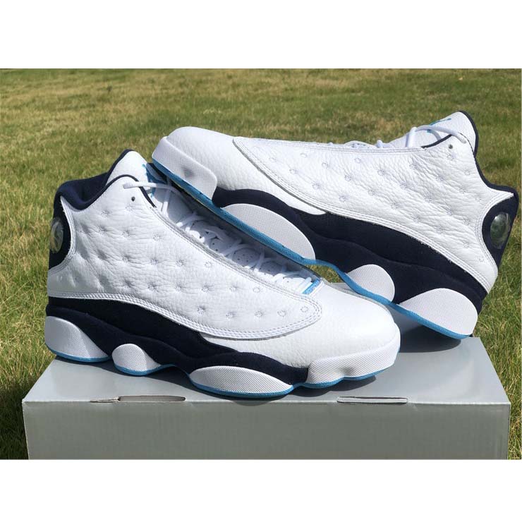 Jordan Air 13 Dark Powder Blue 414571-144 - DesignerGu