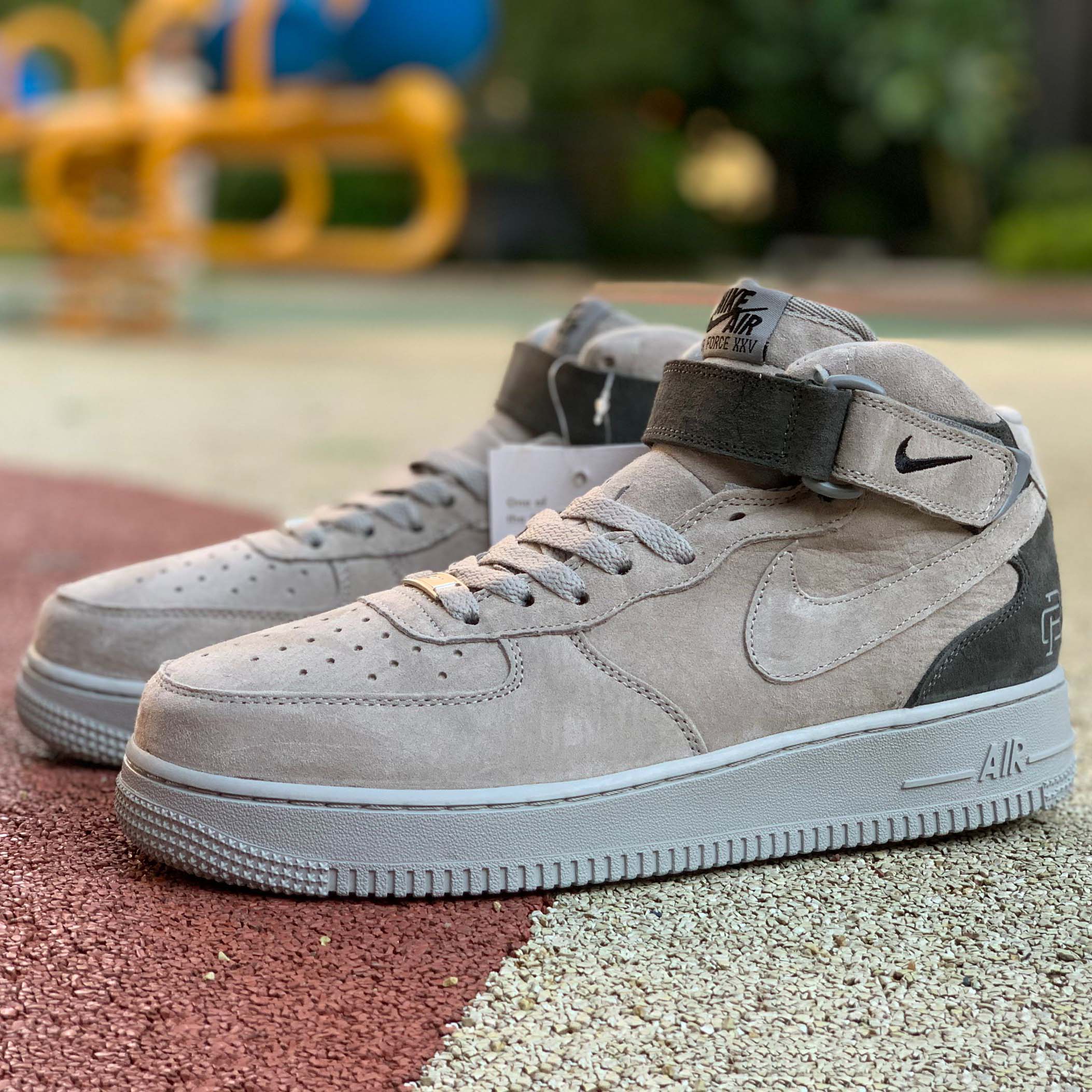 Nike Air Force 1 Mid Classic Dark Grey 807618-200 - DesignerGu