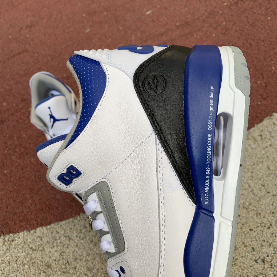 Jordan  Fragment X Air 3 White/Royal Blue-Black DA3595-040 - DesignerGu