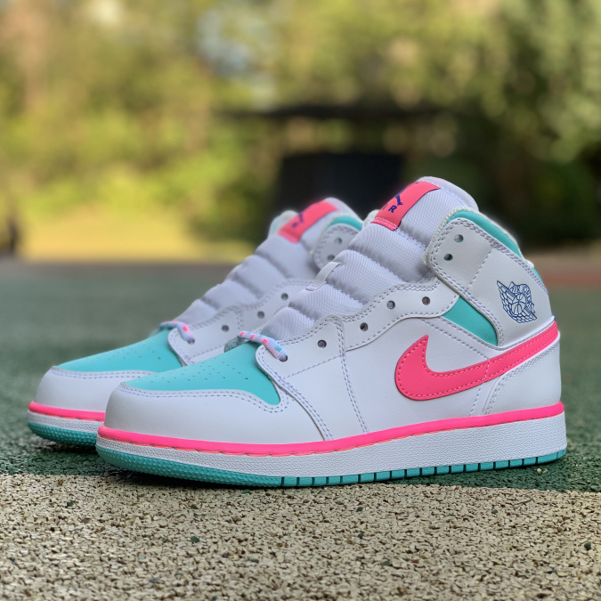 Jordan  Air 1 Mid Digital Pink 555112-102 - DesignerGu