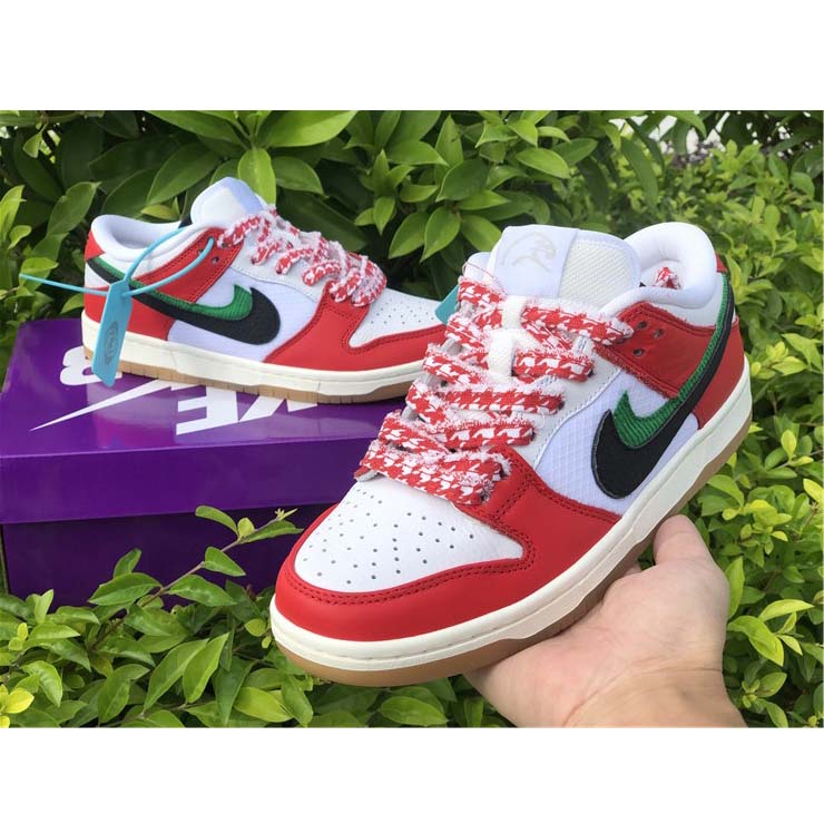 Nike SB Dunk Low "Habibi" Chile Red/White-Lucky Green-Black - DesignerGu