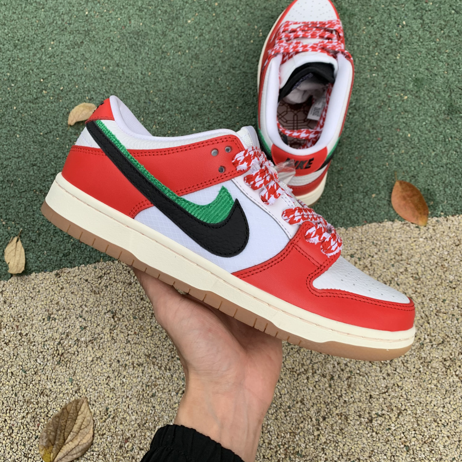 Nike SB Dunk Low "Habibi" Chile Red/White-Lucky Green-Black - DesignerGu