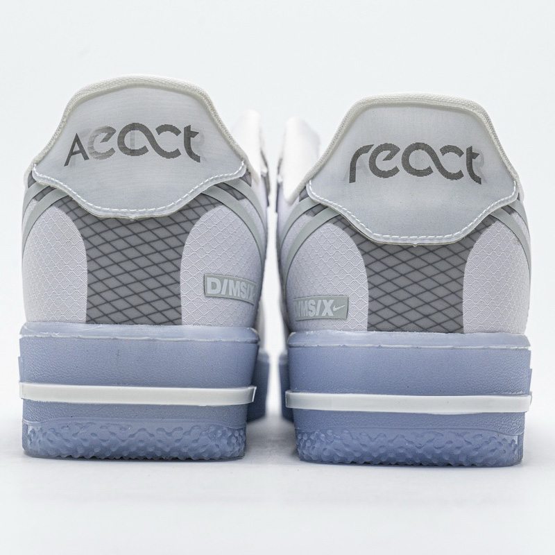 Nike Air Force 1 React White Ice CQ8879-100  - DesignerGu