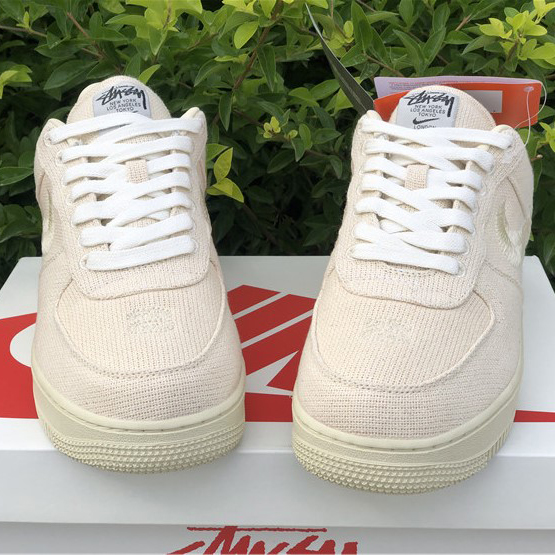 Stussy X Nike Air Force 1 Low Beige - DesignerGu