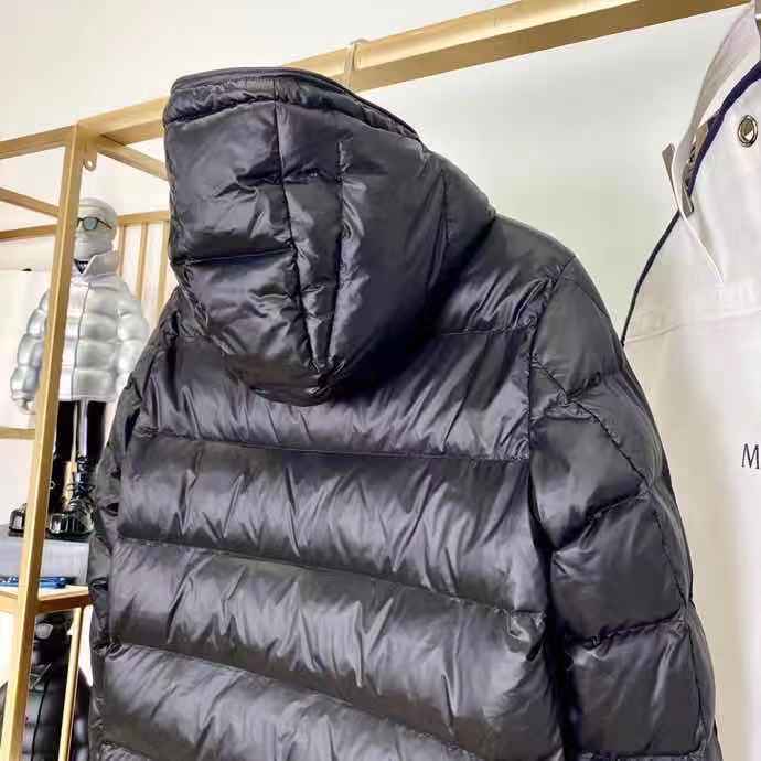 Moncler Logo Print Down Jacket  - DesignerGu