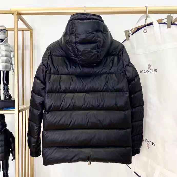 Moncler Logo Print Down Jacket  - DesignerGu