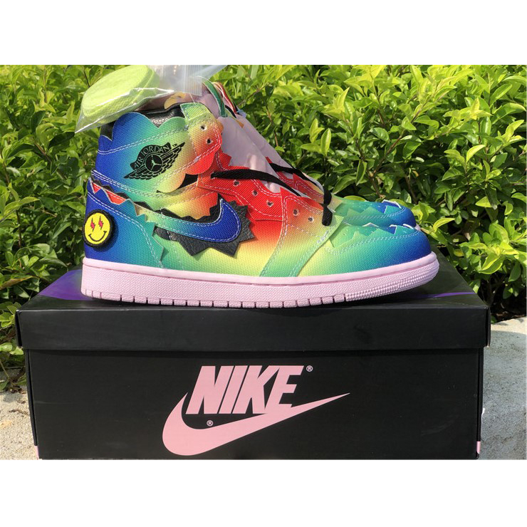 Jordan J Balvin Air 1 High OG Sneaker - DesignerGu