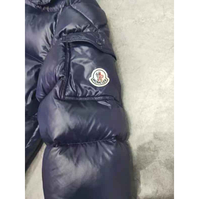 Moncler Logo Print Zipper Down Jacket  - DesignerGu