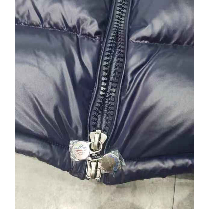 Moncler Logo Print Zipper Down Jacket  - DesignerGu