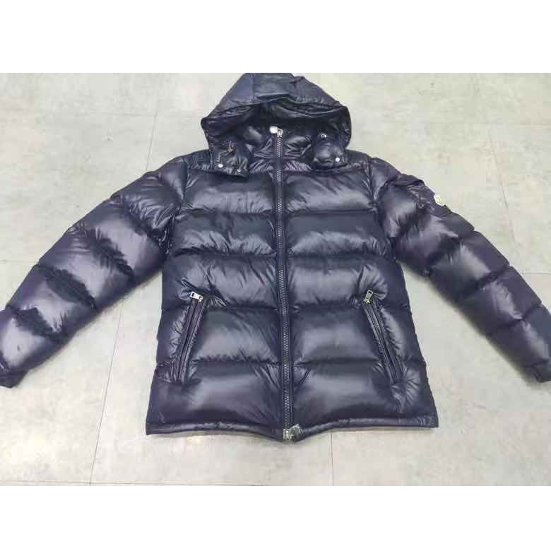 Moncler Logo Print Zipper Down Jacket  - DesignerGu