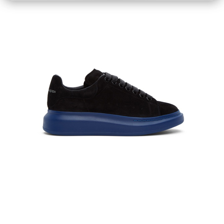 Alexander Mqueen Sense Exclusive Black & Blue Suede - DesignerGu