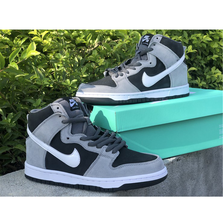 Nike SB Dunk High Pro Dark Grey Black White 854851-010 - DesignerGu