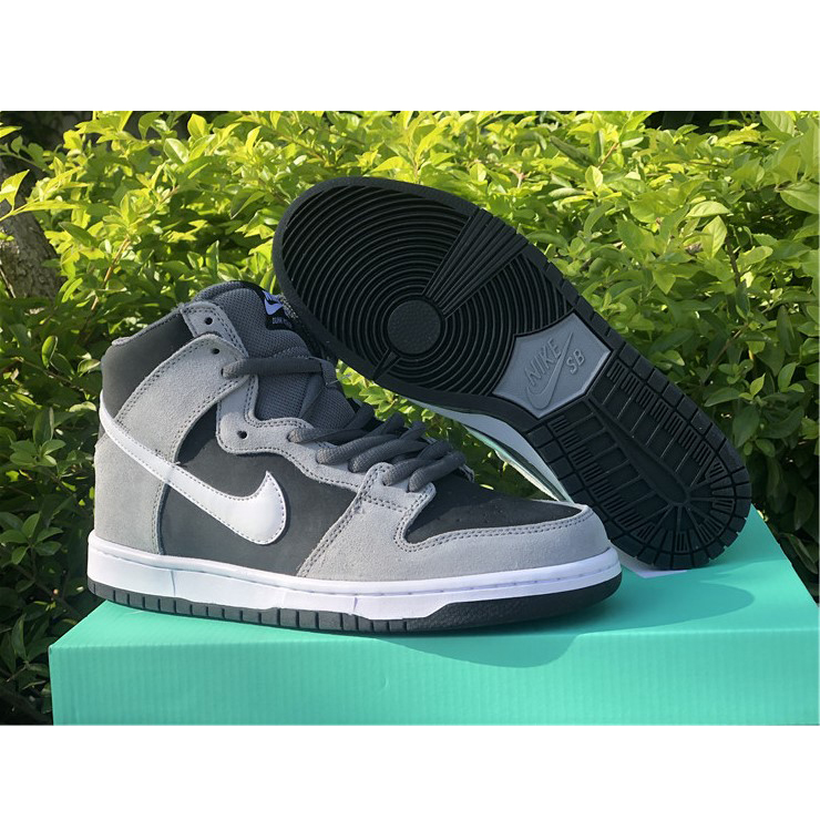 Nike SB Dunk High Pro Dark Grey Black White 854851-010 - DesignerGu