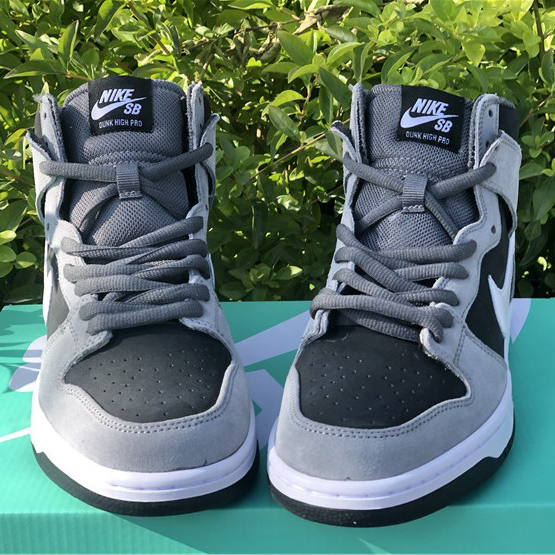 Nike SB Dunk High Pro Dark Grey Black White 854851-010 - DesignerGu