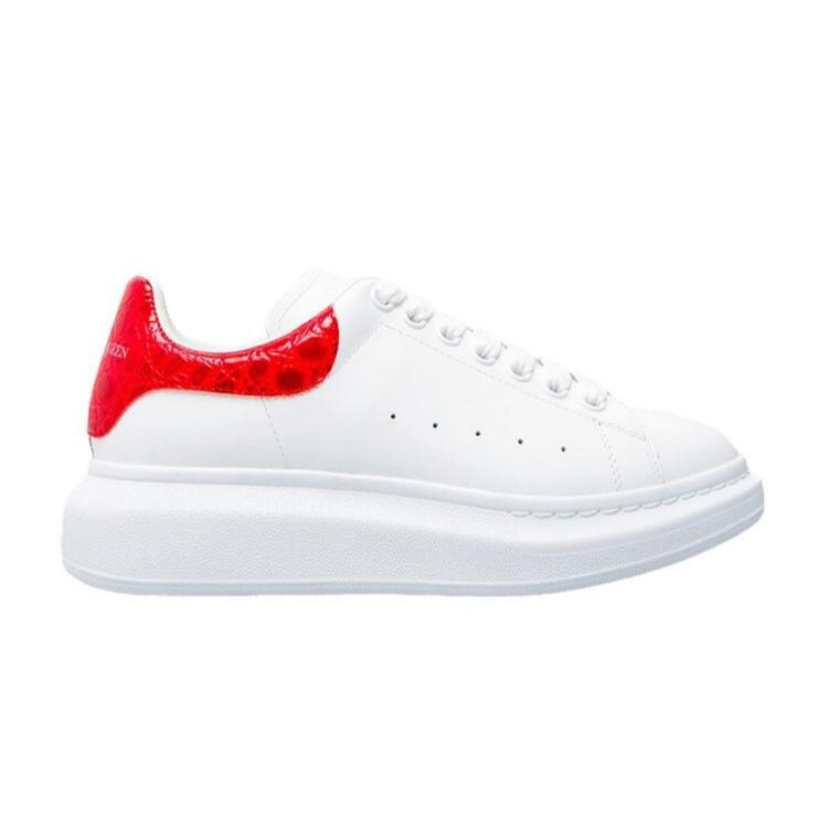 Alexander Mqueen Air Platform Leather Sneakers  - DesignerGu