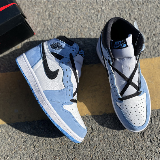 Jordan Air 1 University Blue 555088-134 - DesignerGu