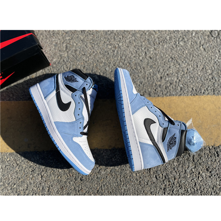 Jordan Air 1 University Blue 555088-134 - DesignerGu