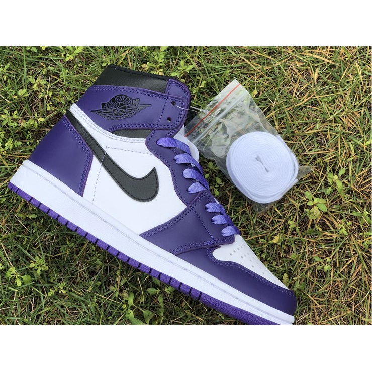 Jordan Air 1 Retro High Court Purple White - DesignerGu