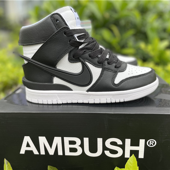 Nike Dunk High Ambush Black White CU7544-001 - DesignerGu