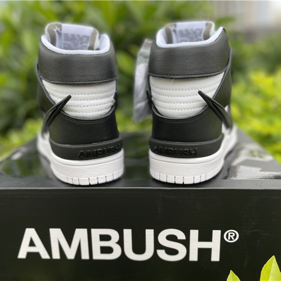 Nike Dunk High Ambush Black White CU7544-001 - DesignerGu