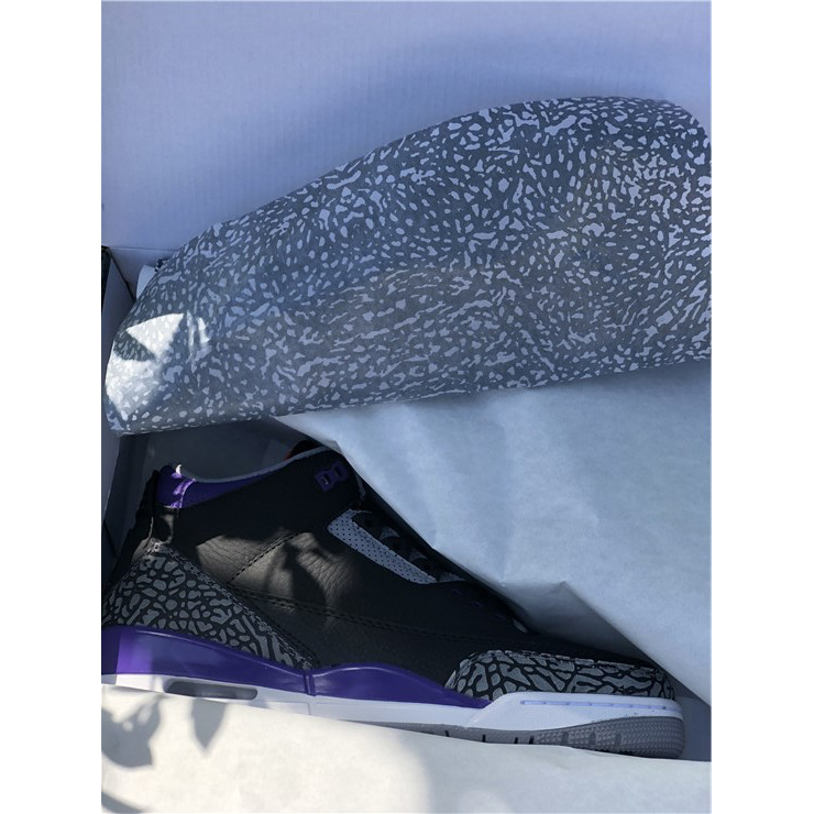 Jordan Air 3 “Court Purple” CT8532-050 - DesignerGu