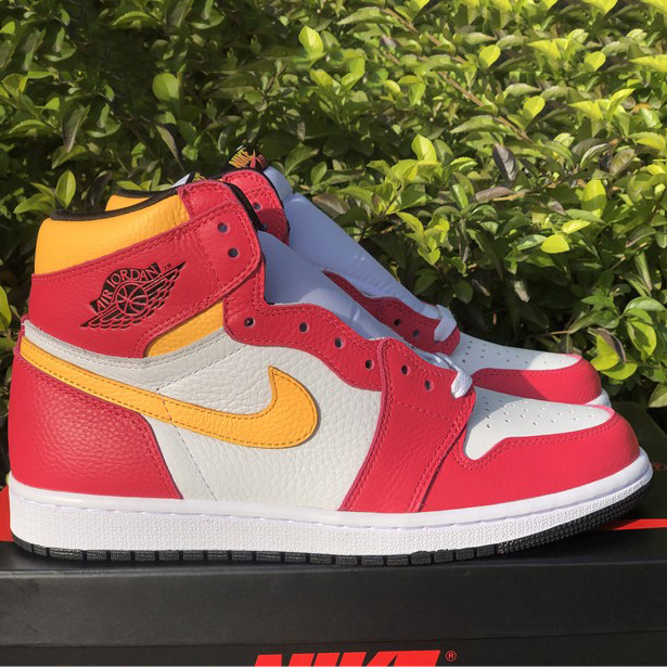 Jordan Air 1 Retro High OG Fusion Red 555088-603 - DesignerGu