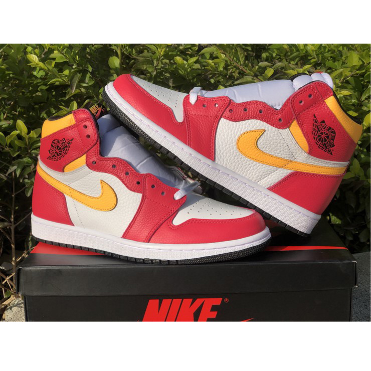 Jordan Air 1 Retro High OG Fusion Red 555088-603 - DesignerGu