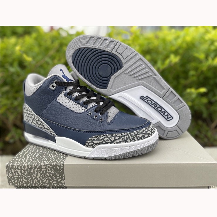 Jordan Air 3 Midnight Navy - DesignerGu