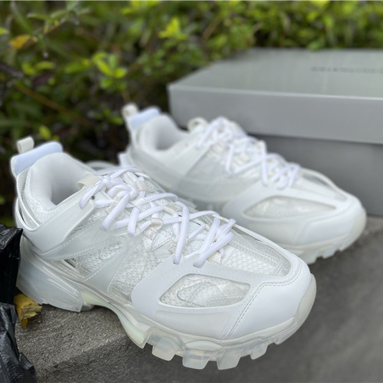 Balenciaga Track Panelled Faux-leather Trainers - DesignerGu