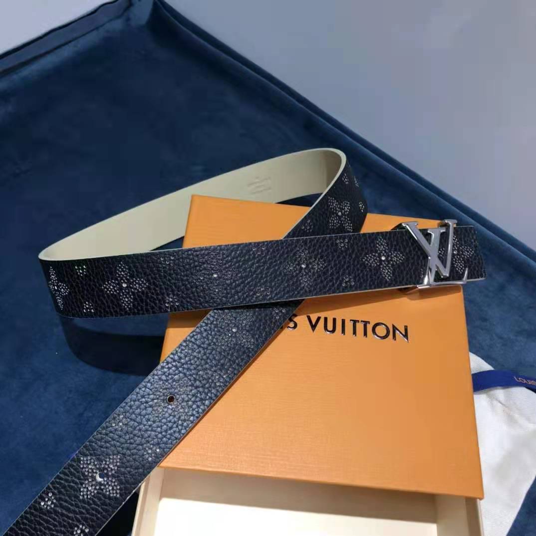 Louis Vuitton New Monogram Reversible Belt 34MM - DesignerGu