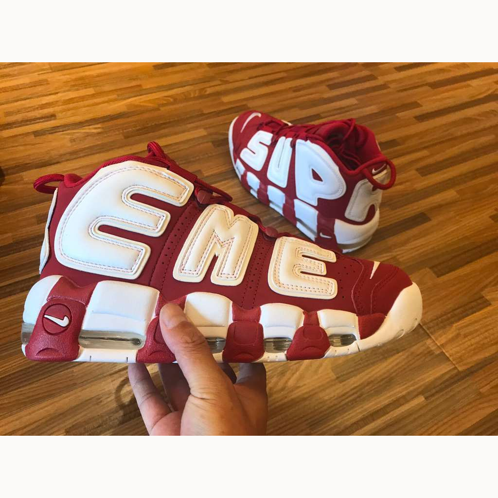 Nike Air More Uptempo Red Sup - DesignerGu