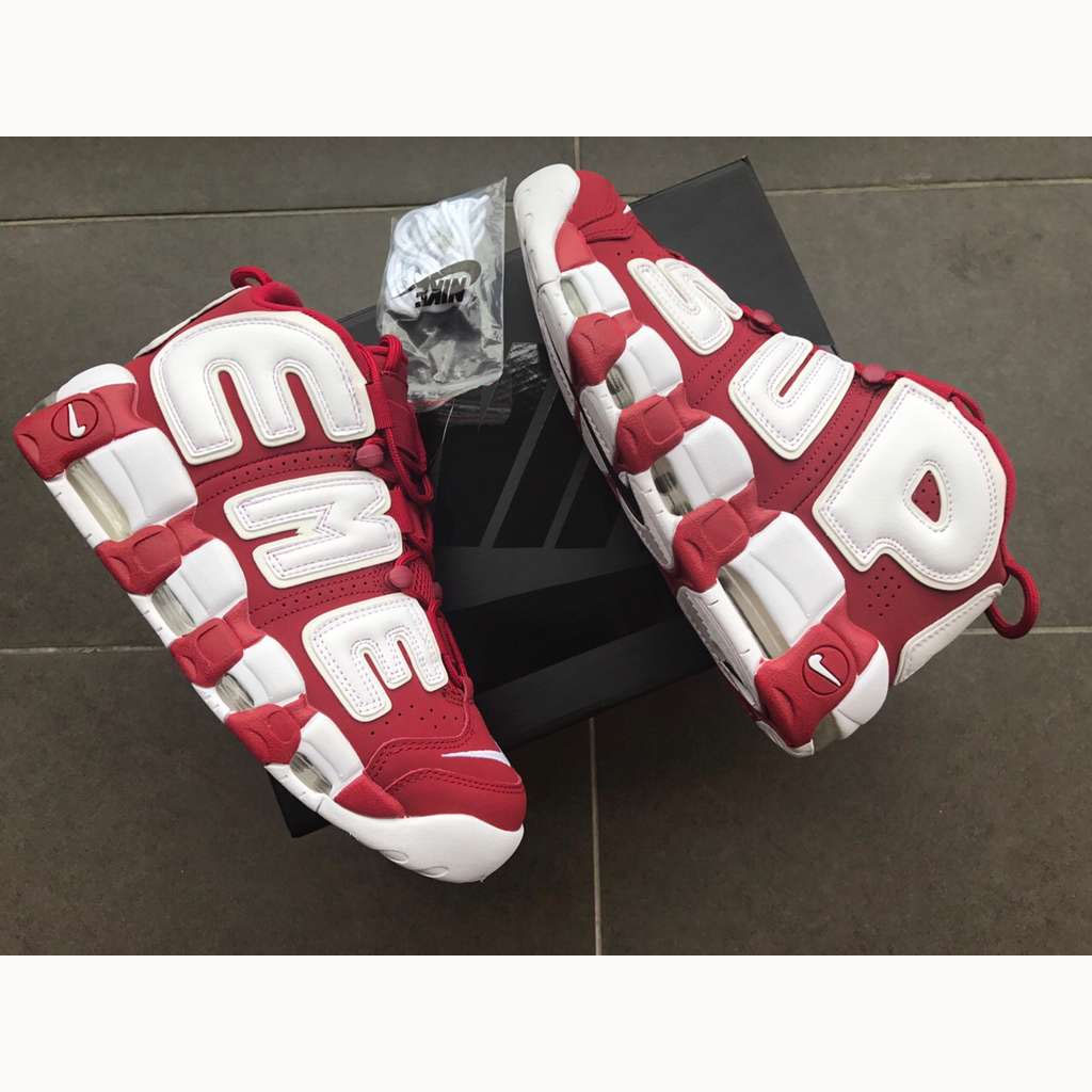 Nike Air More Uptempo Red Sup - DesignerGu